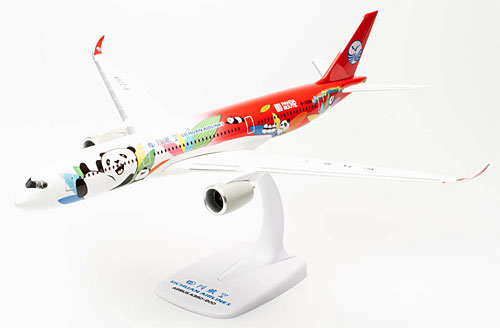 Airplane Models: Sichuan Airlines - Panda Route - Airbus A350-900 - 1/200