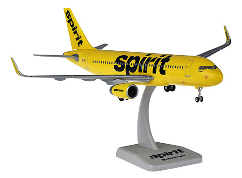 Airplane Models: Spirit Airlines - Airbus A320 - 1/200 - Premium model