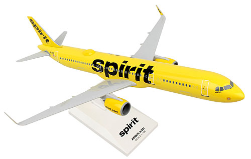 Airplane Models: Spirit Airlines - Airbus A321neo - 1/150 - Premium model
