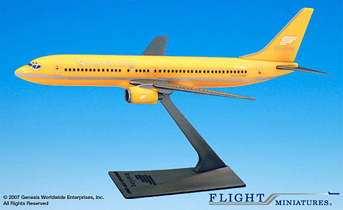 Airplane Models: Sterling - Yellow - Boeing 737-800 - 1/200