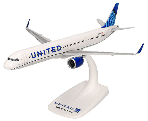 Airplane Models: United Airlines - Airbus A321neo - 1/200