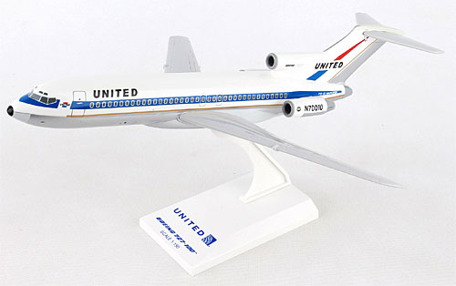 Airplane Models: United - Boeing 727-100 - 1/150 - Premium model