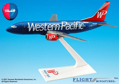 Airplane Models: Western Pacific - Split - Boeing 737-300 - 1/200
