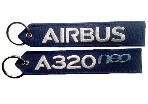 Key ring: A320neo Airbus blue