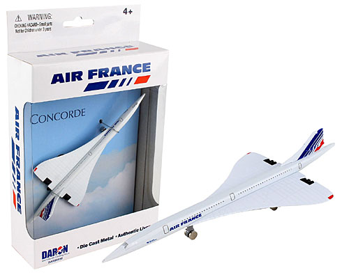 Toys: Air France Concorde Die Cast Toy Metal Model