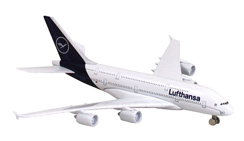 Toys: Lufthansa Airbus A380 Die Cast Toy Model