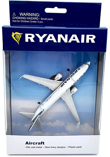 Toys: Ryanair B737 Die Cast Toy Metal Model