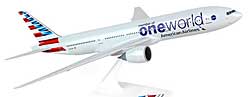 Airplane Models: American Airlines - Boeing 777-200 - 1/200 - One World - Premium model