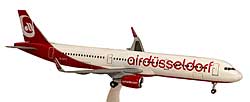 Airplane Models: Air Berlin - airdüsseldorf - Airbus A321-200 - 1/200 - Premium model Airplane Models: Air Berlin - airdüsseldorf - Airbus A321-200 - 1/200 - Premium model