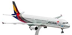 Airplane Models: Asiana Airlines - Airbus A321-200 - 1/200 - Premium model