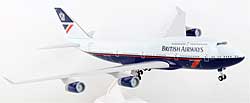 Airplane Models: British Airways - Landor - Boeing 747-400 - 1/200 - Premium model