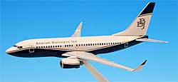 Airplane Models: Boeing - House Color - BBJ  - 1/200