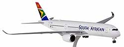SAA South African Airways - Airbus A350-900 - 1/200 - Premium model
