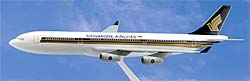 Airplane Models: Singapore Airlines - Celestar - Airbus A340-300 - 1/200