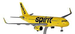 Airplane Models: Spirit Airlines - Airbus A320 - 1/200 - Premium model