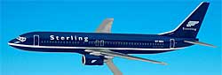 Sterling - Dark Blue - Boeing 737-800 - 1/200
