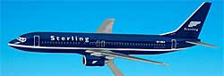 Airplane Models: Sterling - Dark Blue - Boeing 737-800 - 1/200 Airplane Models: Sterling - Dark Blue - Boeing 737-800 - 1/200