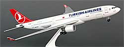 Airplane Models: Turkish Airlines - Airbus A330-200 - 1/200 - Premium model