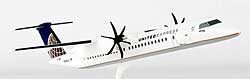 Airplane Models: United Express - Bombardier Dash8 Q400 - 1/100 - Premiumodel