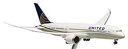 Airplane Models: United - Boeing 787-8 - 1/200 - Premium model