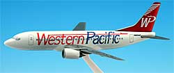 Airplane Models: Western Pacific - Boeing 737-300 - 1/200