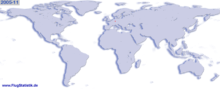 The worldmap of FlightMemory users Wordmap